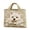 Beige-1, variant on Large Quilted Tote Bags for Women Weekend Shopping Shoulder Bag Ladies Casual Printing Handbag Work Purses Green