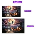 thumbnail image 5 of Spooky Halloween Night Witch Afghan Hound Glowing Pumpkins Indoor Rug Dog Lover Carpet Living Bed Room Sofa Home Decor - 12015, 5 of 5