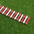 thumbnail image 3 of Monyance mini fence Wooden Picket Fence Miniature Ornament Miniatures(35.43X1.97X0.12Inches), 3 of 10