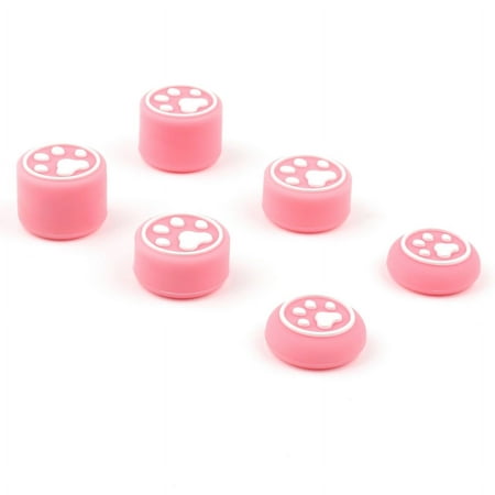 

SIEYIO for / / NS Pro Analog Stick Cover 6pcs Controller Cute Cat-Claw Thumb Grips-Caps Kawaii-Button Cover