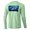Key Lime, variant on Huk Men's KC Tarpon Pursuit Performance Shirt (Tarpon - Glacier, Medium)