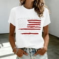 thumbnail image 2 of ibiyuan Usa 250th Anniversary Shirt Womens T Shirts Graphic Crew Neck 250 Anniversary Usa Short Sleeve Clothes Independence Day Funny Shirts Cute Tops for Women, 2 of 4