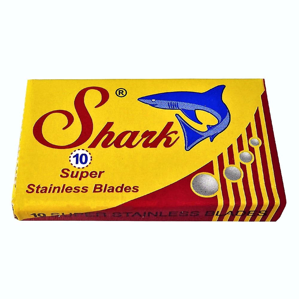 Shark Super Chrome Double Edge Razor Blades without Dispenser 10ct