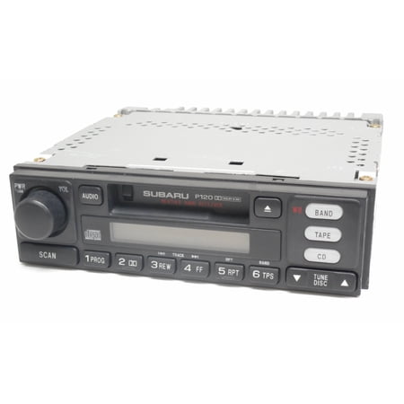 Restored Subaru Legacy 2000-2001 Radio AM FM Cassette 86201AE08A - Face P120 (Refurbished)