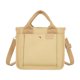 thumbnail image 2 of Bolsa informal de lona con correa ajustable para el hombro, de mano para mujer, bandolera (caqui) Likrtyny Para Estrenar, 2 of 9