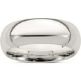 thumbnail image 1 of Sterling Silver 7mm Comfort Fit Band (Size 12) Made In United States qcf070-12, 1 of 5