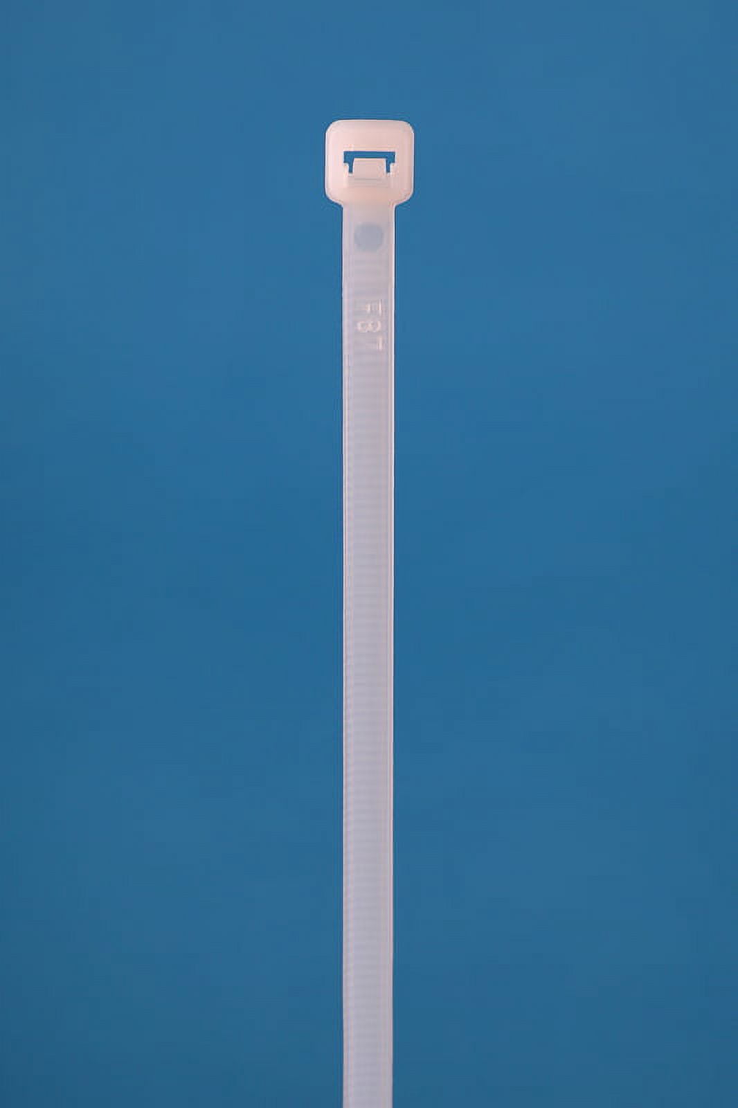 Hyper Tough 8inch Cable Tie Natural 20Pcs