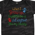 thumbnail image 4 of Inktastic Civil Engineer Like Daddy Boys or Girls Baby Bodysuit, 4 of 5