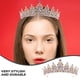 thumbnail image 4 of Tiaras de boda con diamantes de imitación, corona nupcial con diamantes de imitación, corona para mujer y niña, tiara para fiesta, 4 of 7