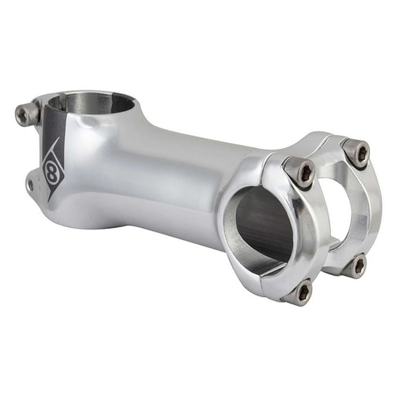 Origin8 Pro Fit Stem Bar 25.4mm 90mm  /-6 Deg Silver Aluminum Road / Mountain