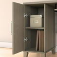thumbnail image 6 of Bush Somerset 72W L Desk with Hutch & Storage in Ash Gray - Engineered Wood, 6 of 7