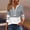 Gray, variant on Womens Fall Winter Fashion Sweatshirts Half Zip up pullover Sweatshirt Women Casual Trendy Crewneck Tops Brown