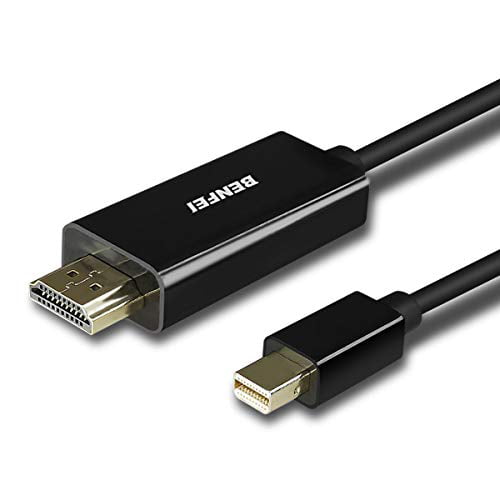 Mini DisplayPort to HDMI Adapter FUNTEN Male to Female Mini DP to HDMI Converter Gold-Plated Cord 