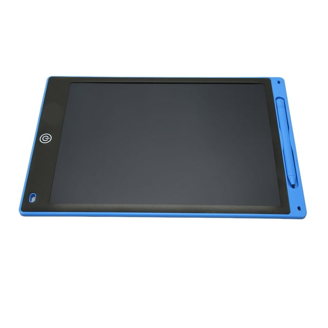 Tablette d'Écriture LCD 10 Pouces, Tablette de Dessin pour Tableau à Griffonner, Bloc d'Écriture Effaçable Réutilisable avec un Bouton et Coins Arrondis Effaçables avec Stylet pour Tout-Petit