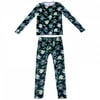 Star Wars the Mandalorian Mando and Child AOP Boys 2-Piece Pajama Set-Medium (9-10)