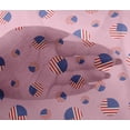 thumbnail image 3 of oneOone Viscose Chiffon Fabric USA Flag Circles Country Flag Printed Craft Fabric BTY 42 Inch Wide, 3 of 4