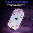 thumbnail image 4 of Luz de lectura LED para el interior del coche | Mini lámpara de techo magnética para puerta de reposabrazos del maletero | Recargable 5V | 4 cuentas de lámpara | A prueba de polvo A prueba de, 4 of 8