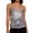 Silver, variant on HXWCHs Elegant Stage Performance Camisole Sparkling Sequin Strap Vest for and Evening Party Wear M Black