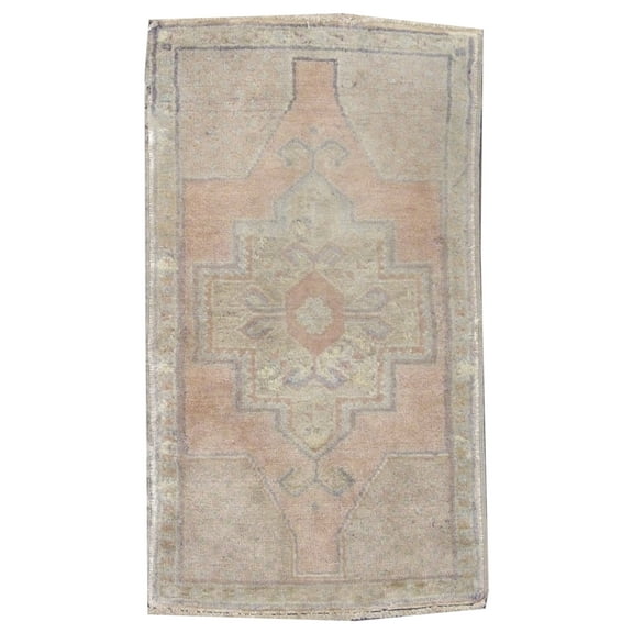 Wahi Rugs Hand Knotted Vintage Anatolian Yastik Wool 1'9" X 3'1" - W1118