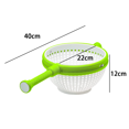 thumbnail image 2 of Easy-To-Use Salad Spinner | Non-Scratch, Nylon Spinning Colander | Lettuce Spinner, 2 of 5