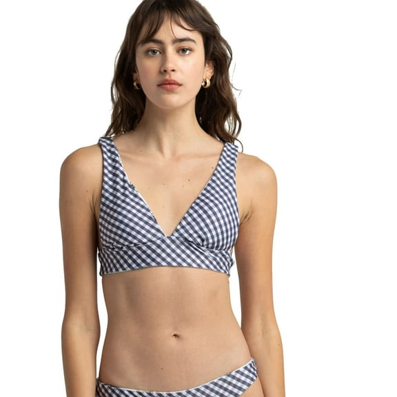 MSRP $46 Raisins Women's Reversible Bikini Top Multicolor Size Small