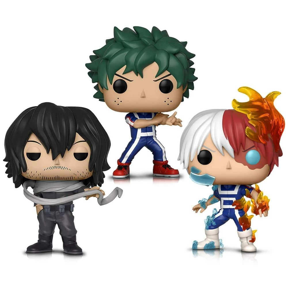 Warp Gadgets Bundle - Funko Pop Animation My Hero Academia - Todoroki, Shota Aizawa and Deku