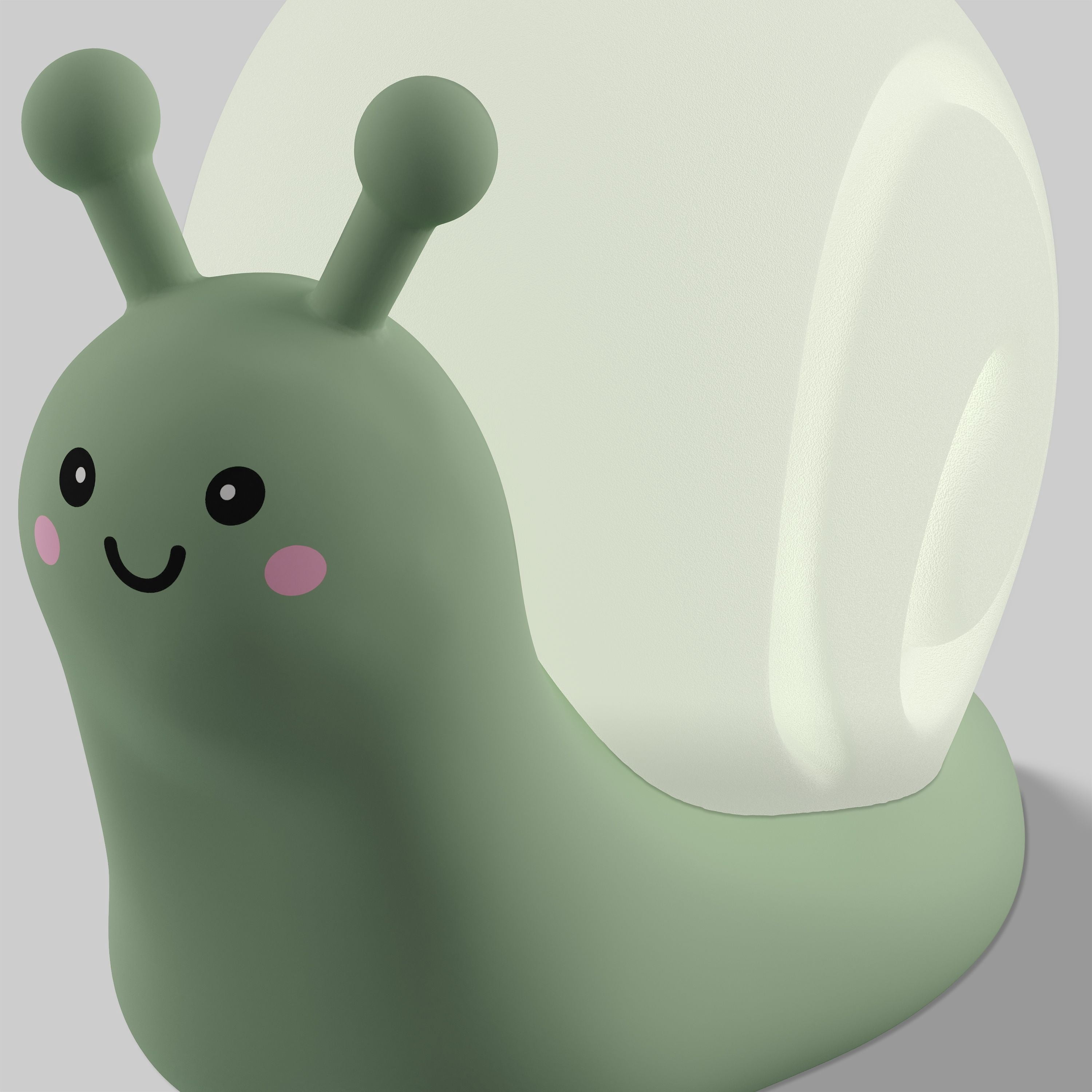 Mainstays Kids Squishy Snail LED Rechargeable Lamp