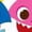 HEATHER BLUE, variant on Baby Shark - Sand Castle Toddler Short Sleeve Graphic T-Shirt
