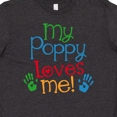 thumbnail image 4 of Inktastic My Poppy Loves Me Gift Youth T-Shirt, 4 of 5