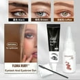 Laminated Eyebrow Tint Kit Brown Professional 2 in 1 Eyebrow Gel Lash