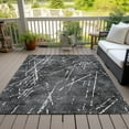 thumbnail image 6 of Addison Rugs Chantille Indoor/Outdoor Transitional Lines Charcoal Washable Rectangle Rug, 9' x 12', 6 of 6