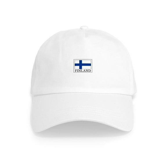 CafePress - Finland Cap - Adjustable 100% Brushed Unisex Casual Cotton Baseball Cap, Beige, 1