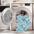 thumbnail image 2 of Outdoor Washable Lakeland Blue & Ivory 5' x 7' Area Rug, 2 of 9