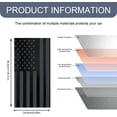 thumbnail image 2 of 2PCS B Pillar Sticker Decal, Gloss Vinyl Decal Set, Waterproof USA Flag Personalized Vehicle Door Window Pillar Decals, Car American Flag Vinyl Wrap for Side Door Trim Decoration, 2 of 7