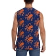thumbnail image 4 of Easygdp Octopus Men's Breathable Tank Tops Sleeveless Sporty T Shirts for Basketball, Mountaineering, Bodybuilding -Small, 4 of 8
