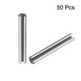 thumbnail image 3 of Uxcell Slotted Spring Pin M3 x 20mm 304 Stainless Steel Split Spring Roll Dowel Pins Plain Finish 50Pcs, 3 of 3