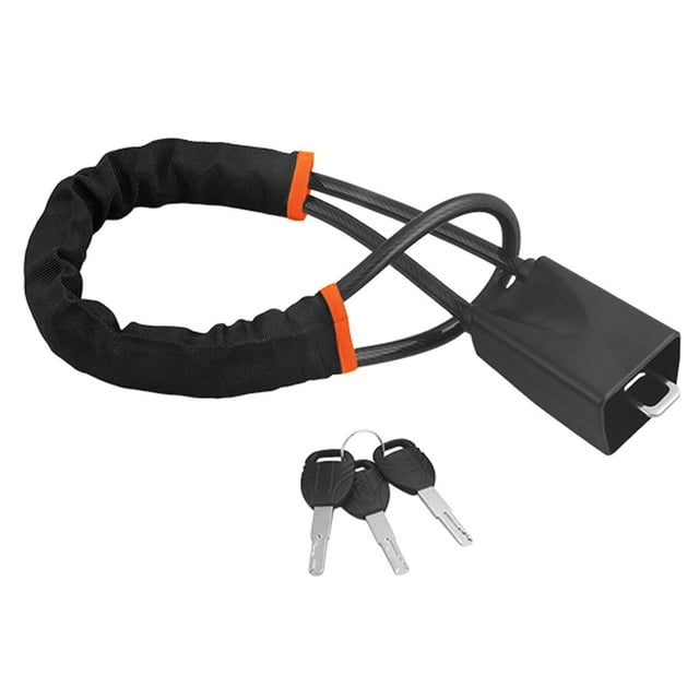 Car Steering Wheel Lock, Seat Belt Lock, Anti-theft Device, Small and Lightweight, Multifunctional, Fits Most Vehicles, SUV, Golf Cart Security, Black