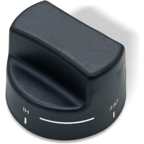 Whole Parts Grill Burner Knob (Black) Part # PA010039 - Replacement & Compatible With Some Viking Grills & Gas Ranges