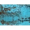 thumbnail image 1 of Ahgly Company Indoor Rectangle Oriental Light Blue Industrial Area Rugs, 3' x 5', 1 of 4