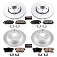 thumbnail image 2 of PowerStop Front and Rear Geomet Coated Brake Rotor and Pad Kit Fits: ACURA Select Models CRK6939, 2 of 5