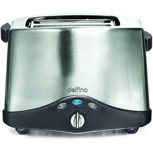 Toastess Stainless Steel 2 Slice Electronic Toaster
