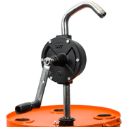 Groz Industrial Rotary Drum Pump, Vane Manual, Non-Sparking Nozzle, Made from Cast Iron and Steel