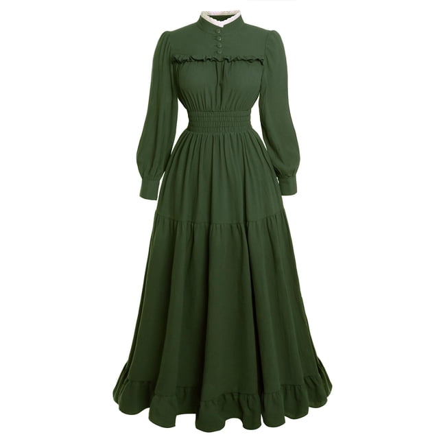 Disfraz renacentista medieval Victorian Dress Vision del siglo XIX