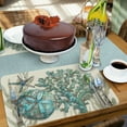 thumbnail image 7 of CounterArt "Beach Shells" 4-Pack Reversible Tabletop Placemats, 7 of 7