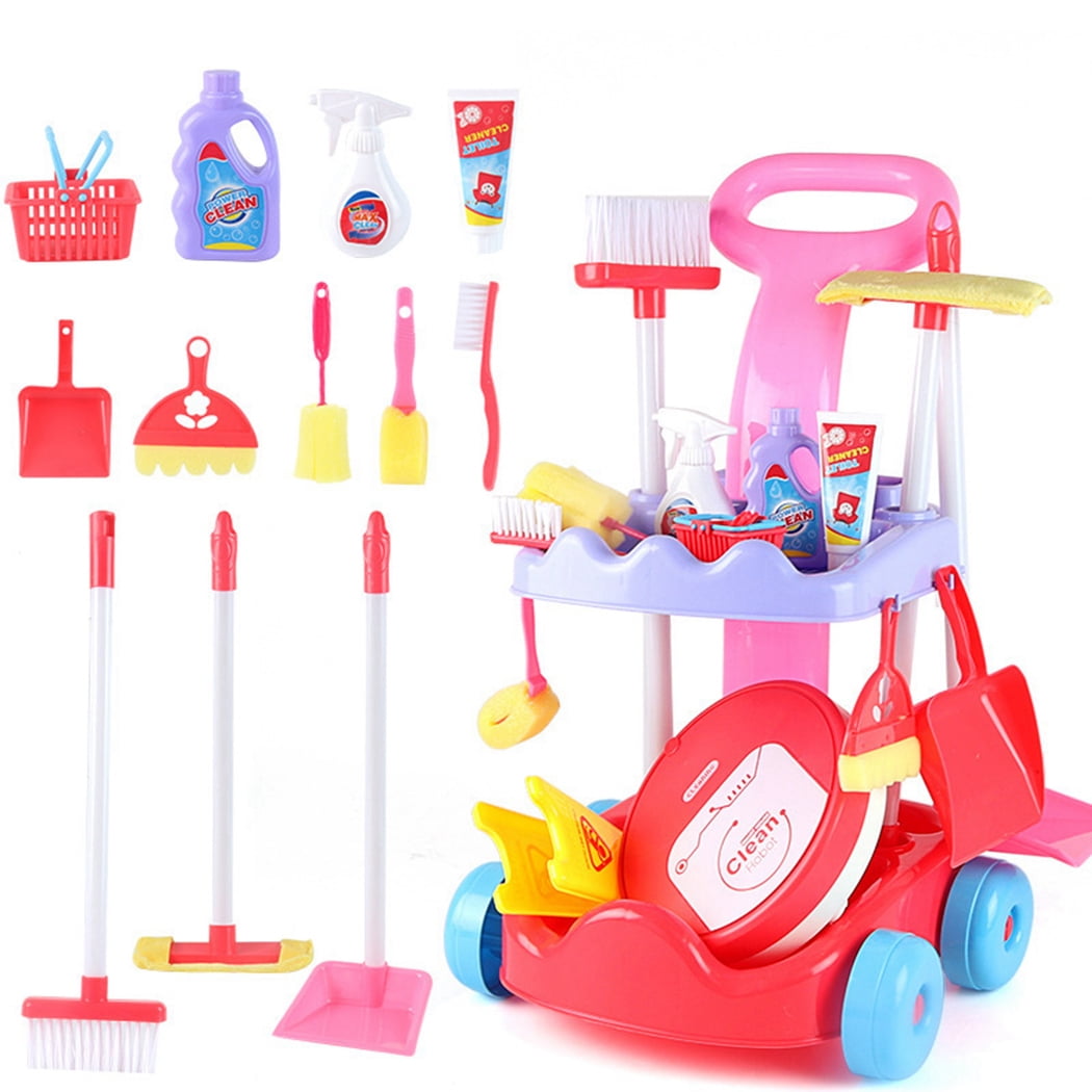 Feriay New Kids Children Simulation Cleaning Supplies Set Puzzle Early Education Toys Washing Machines