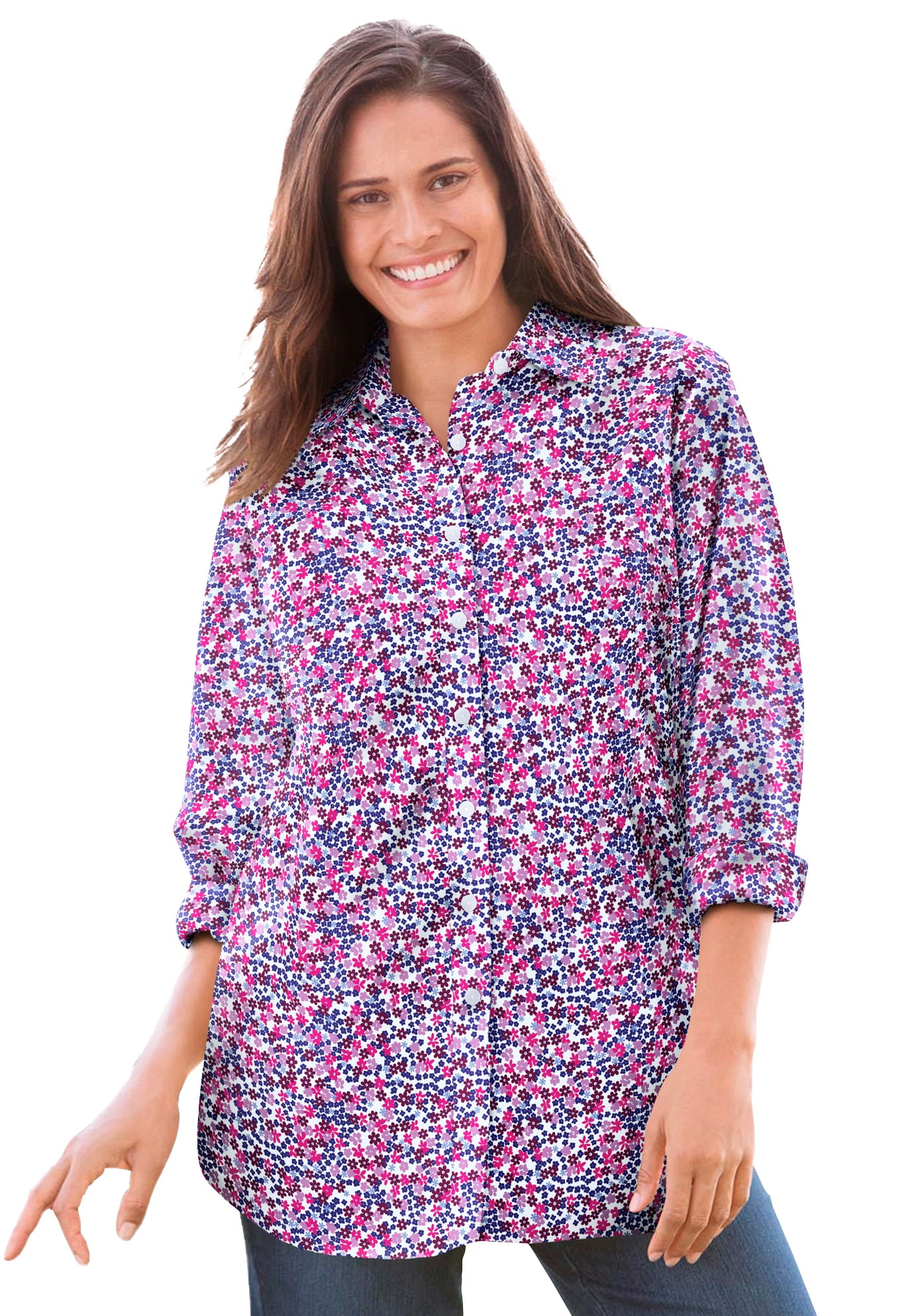 button down plus size shirts