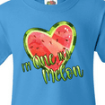 thumbnail image 4 of Inktastic I'm One in a Melon- Watermelon Heart Youth T-Shirt, 4 of 5