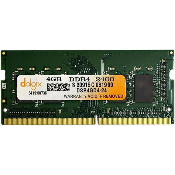 DOLGIX 4GB DDR4 PC4-19200 2400MHz for Laptop PC4-2400 Memory RAM