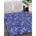 thumbnail image 3 of Ahgly Company Machine Washable Indoor Square Transitional Sky Blue Area Rugs, 8' Square, 3 of 7