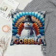 thumbnail image 2 of Thanksgiving Turkey Pumpkin Throw Pillow Covers, Happy Cushion Case for Sofa Couch, 2 of 5